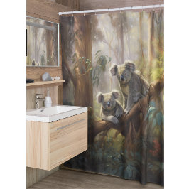 Koala Forest Dreams Duschvorhang