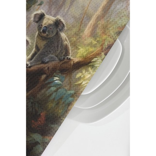 Koala Forest Dreams Geschirrtuch (Von Creator hochgeladen)