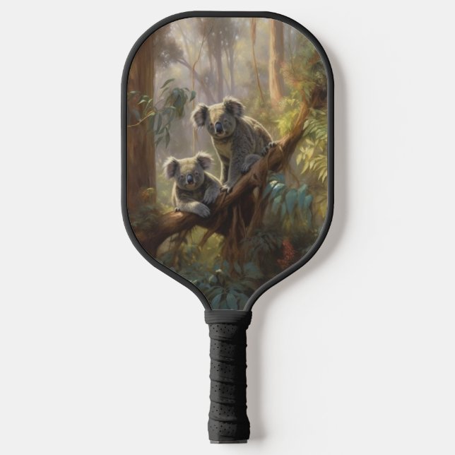 Koala Forest Dreams individuell anpassbar Pickleball Schläger (Vorderseite)