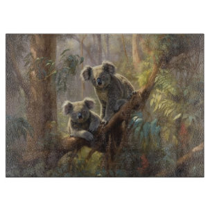 Koala Forest Dreams Schneidebrett