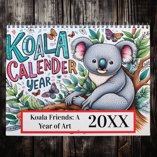 Koala Friends: Ein Jahr des Art 2025/2026 Kalender (Von Creator hochgeladen)