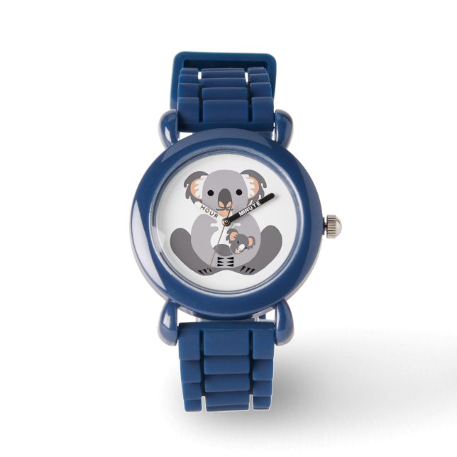 KOALA - gefährdetes Tier - Australien - Natur Armbanduhr (Vorderseite)