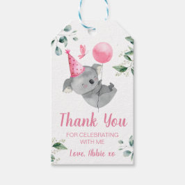 Koala Girl Birthday Party Fvor Bag Geschenkanhänger