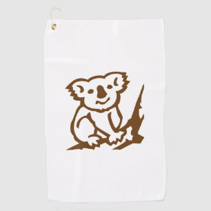 Koala Golfhandtuch
