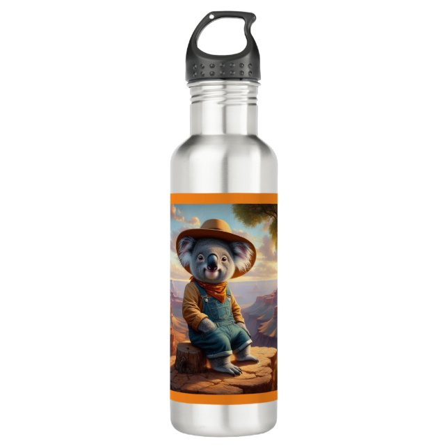 Koala Grand Canyon Edelstahlflasche (Vorderseite)