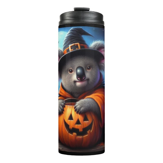 Koala Halloween-Kostüm Thermosbecher (Vorderseite)
