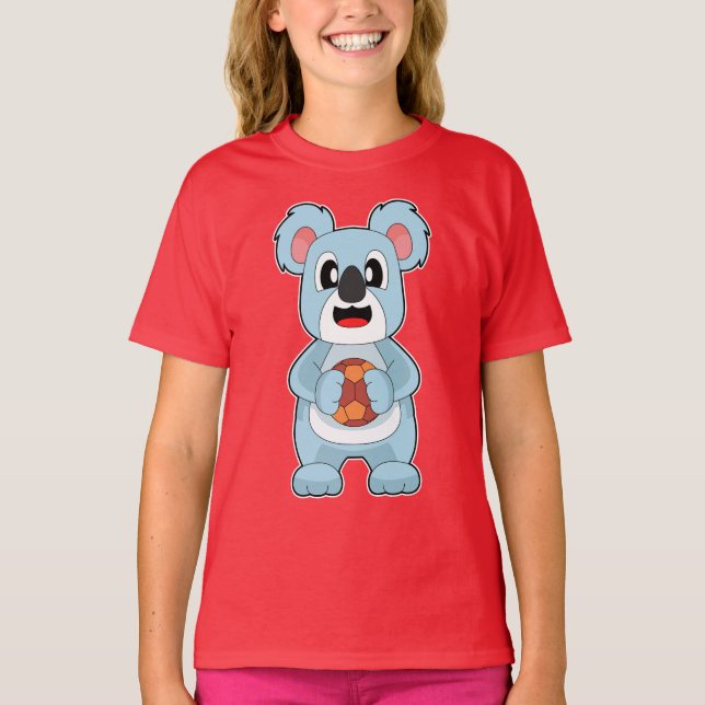 Koala Handball Spieler Handball T-Shirt (Vorderseite)