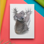 Koala Hang auf dem Niedlichen Bär Australien Tier Postkarte<br><div class="desc">Koala Hang auf dem Niedlichen Bär Australien Tier</div>