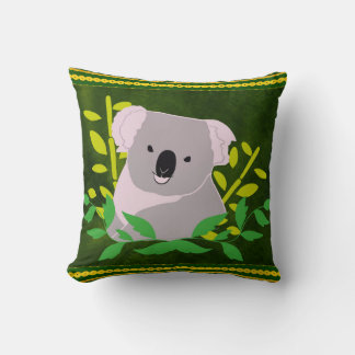 Koala im Dschungel Kissen