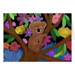 Koala in der Hinterland-Karte
