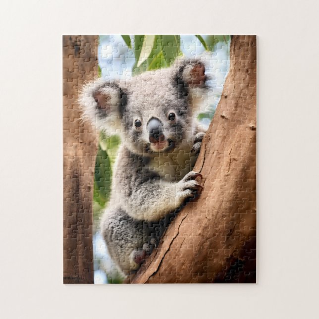 Koala in einem Baum (Vertikal)