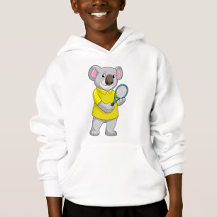 Koala in Tennis mit Tennis-Schläger Hoodie