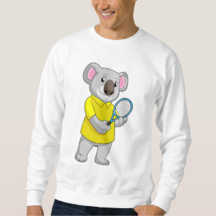Koala in Tennis mit Tennis-Schläger Sweatshirt