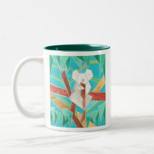 Koala in Tree Original Zweifarbige Tasse