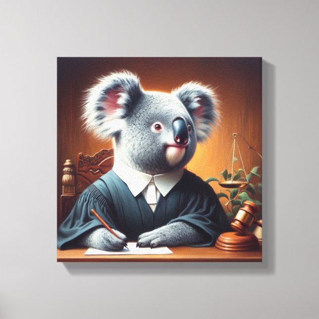 Koala Judge Leinwanddruck (Vorderseite)