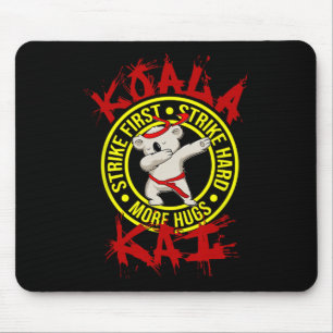 Koala Kai Lustiger Karate-Ninja-Dojo Koala Umarme Mousepad
