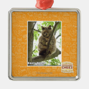 Koala Kitteh Silbernes Ornament
