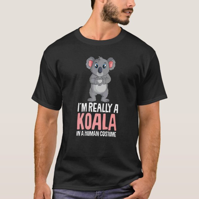 Koala Kostüm Koala Bär Mädchen T-Shirt (Vorderseite)