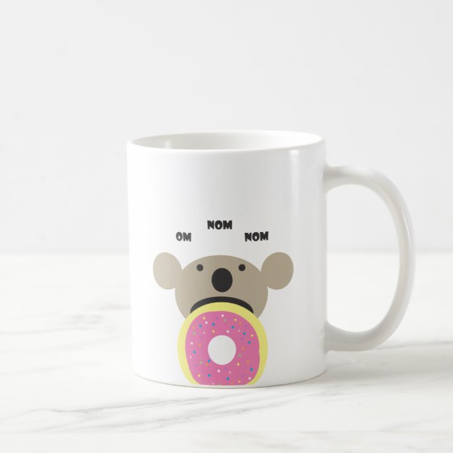 Koala-Krapfen-Diät Kaffeetasse (Rechts)