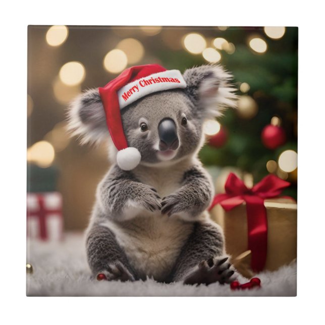 "Koala Kris Kringle: Christmas Down Under" Fliese (Vorderseite)