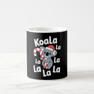 Koala La Weihnachten Santa Hut Zuckerstange Xmas Kaffeetasse