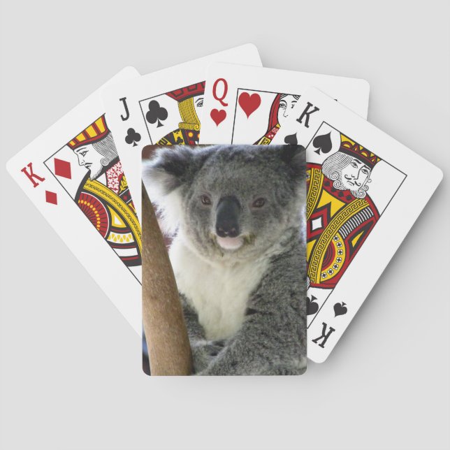 Koala Lächeln Spielkarten (Rückseite)