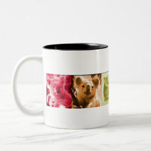 Koala-Liebe Zweifarbige Tasse