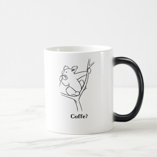 Koala-Liebekaffee Verwandlungstasse