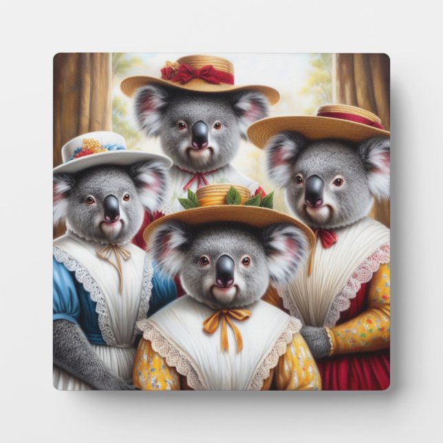 Koala Little Women Fotoplatte (Vorderseite)