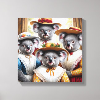 Koala Little Women Leinwanddruck