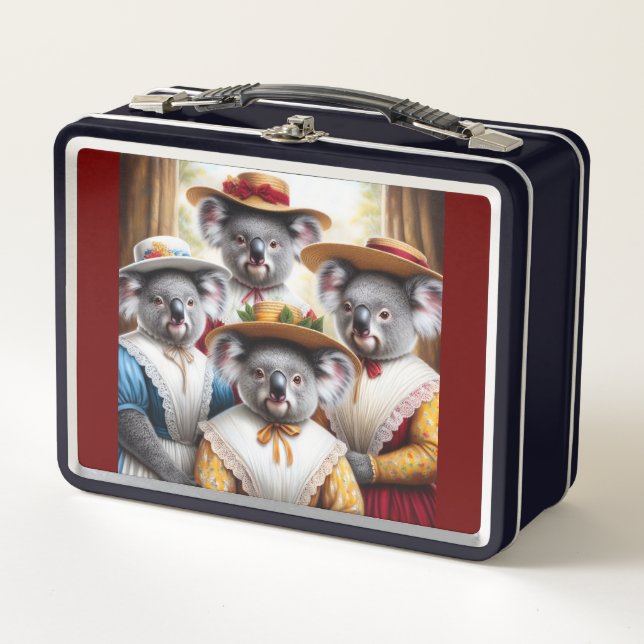 Koala Little Women Metall Brotdose (Vorderseite)