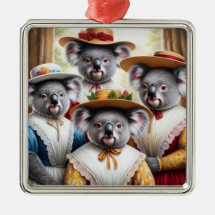 Koala Little Women Ornament Aus Metall