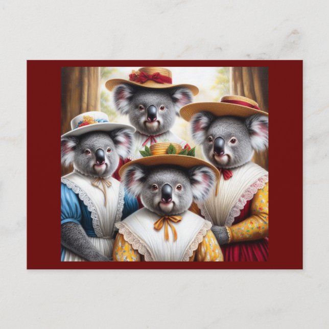 Koala Little Women Postkarte (Vorderseite)
