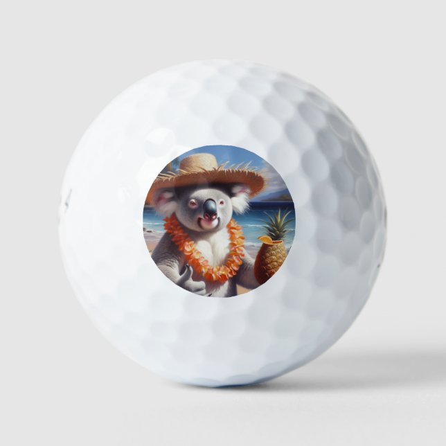 Koala Luau Golfball (Vorderseite)