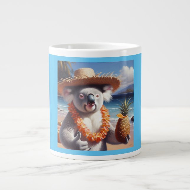 Koala Luau Jumbo-Tasse (Vorderseite)