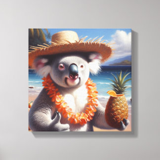Koala Luau Leinwanddruck