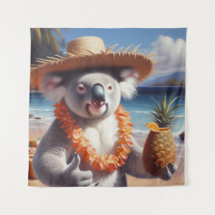 Koala Luau Wandteppich