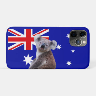 Koala mit australischem Flaggenhintergrund Case-Mate iPhone Hülle