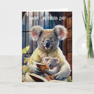 Koala mit Baby - glücklicher Muttertag