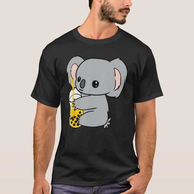 Koala mit Boba Bubble Tee Lover Kinder Geschenke (Vorderseite)