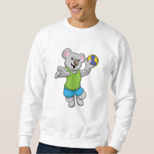 Koala mit Handballsport Sweatshirt