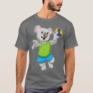 Koala mit Handballsport T-Shirt