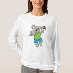 Koala mit Handballsport T-Shirt