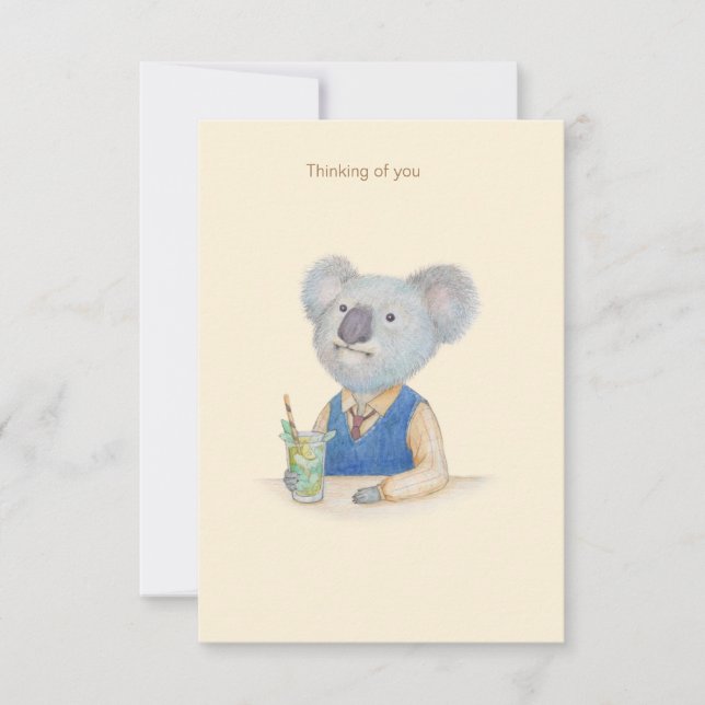 Koala & Mojito Card Karte (Vorderseite)