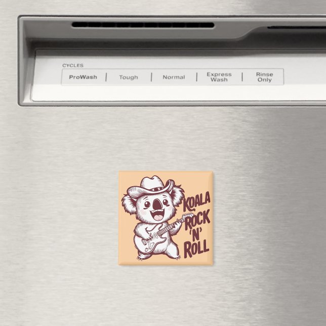 Koala music Rock'n'roll Magnet (In Situ (Geschirrspüler))