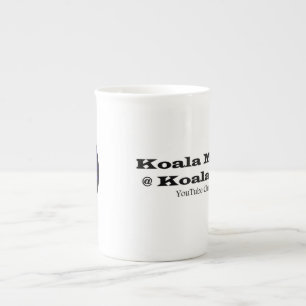 Koala-Musik-Becher für Getränke Prozellantasse