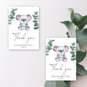 Koala ours merci baby shower
