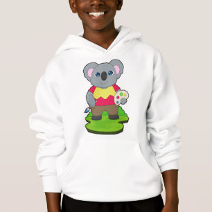 Koala Painter Paint-Pinsel Hoodie
