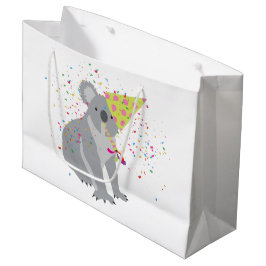 Koala Partying - Tiere mit Party Große Geschenktüte