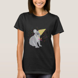 Koala Partying - Tiere mit Party T-Shirt